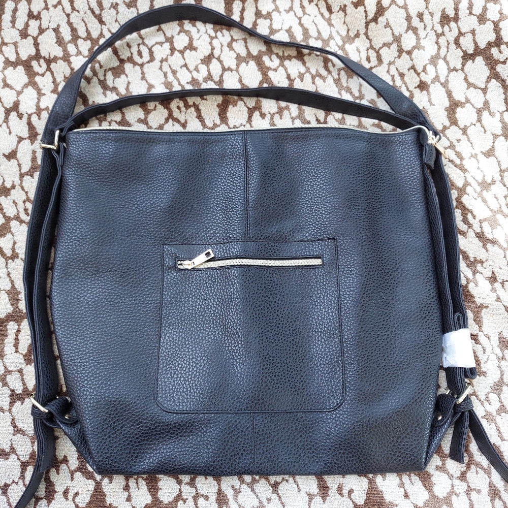 Vegan leather large tote BNWOT